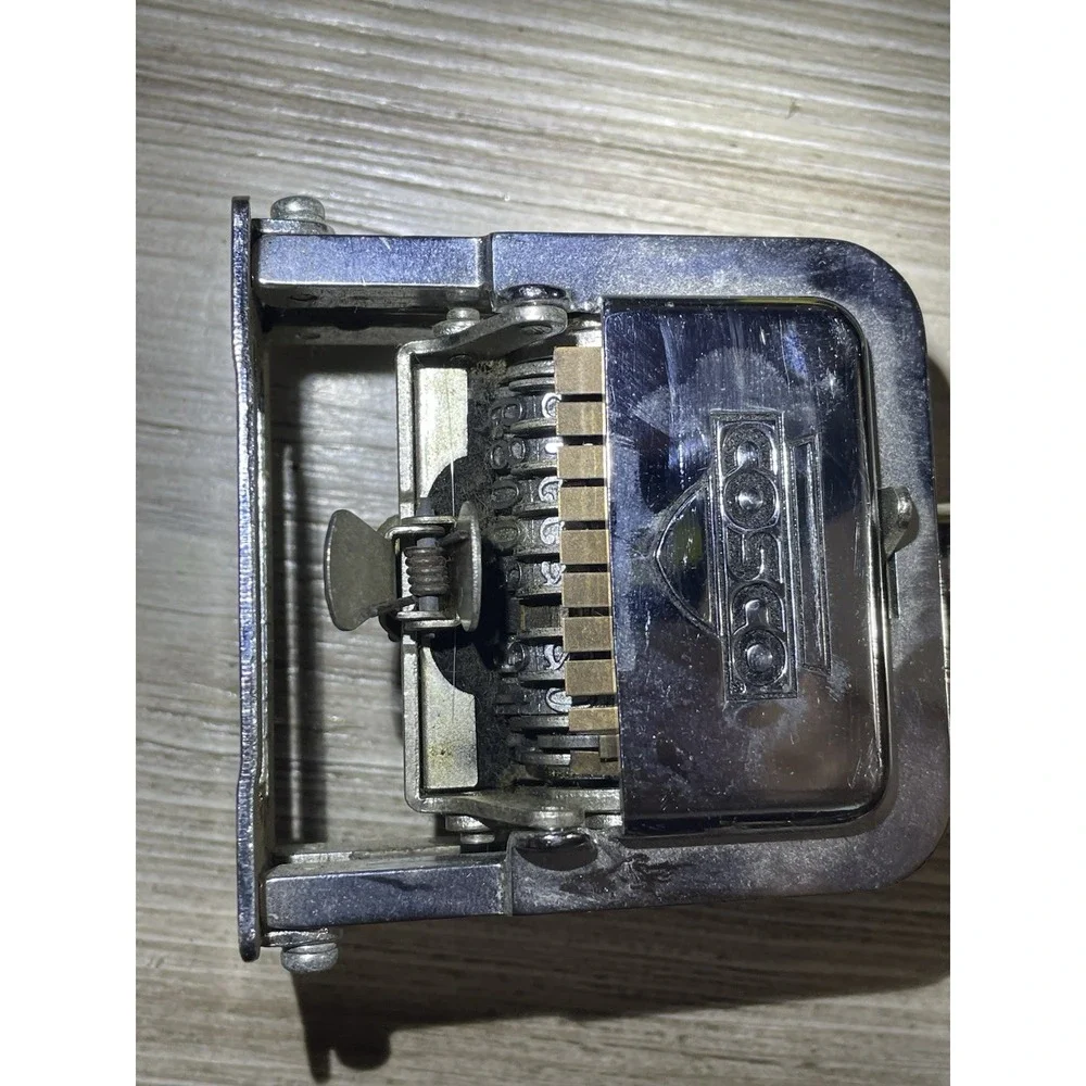 Vintage Cosco C-78 Automatic Numbering Machine Pricing 8 Wheel